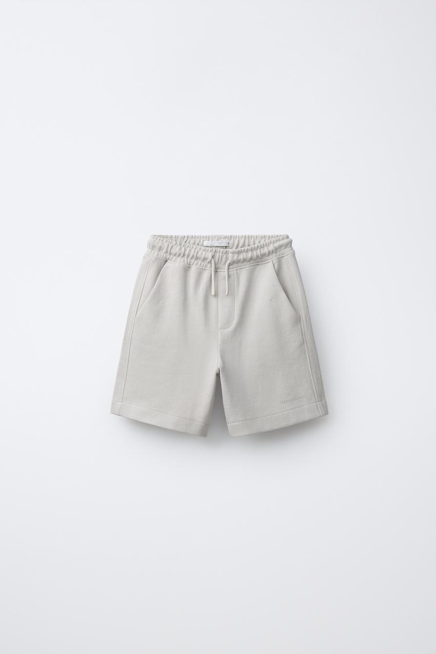 ACTIVE COTTON SHORTS - GREY