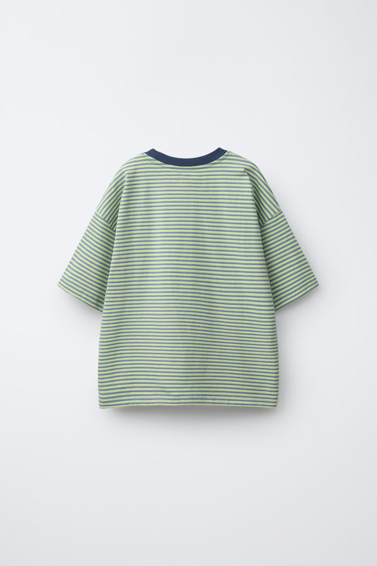 STRIPED SHORT SLEEVE - GREEN