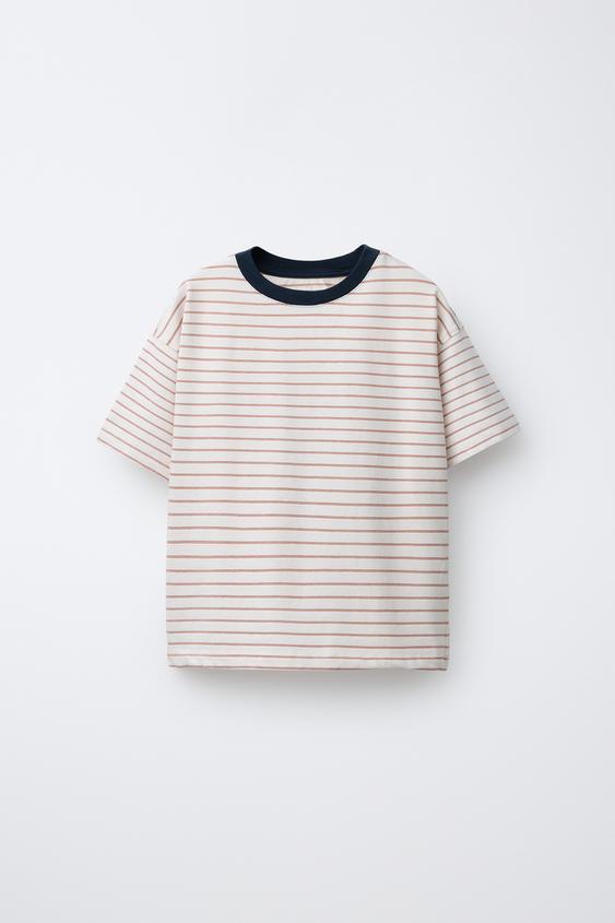 STRIPED SHORT SLEEVE - CONTRAST 02