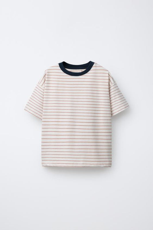 STRIPED SHORT SLEEVE - CONTRAST 02