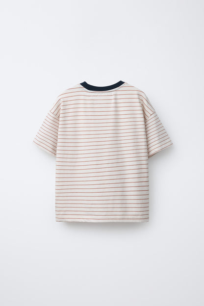 STRIPED SHORT SLEEVE - CONTRAST 02