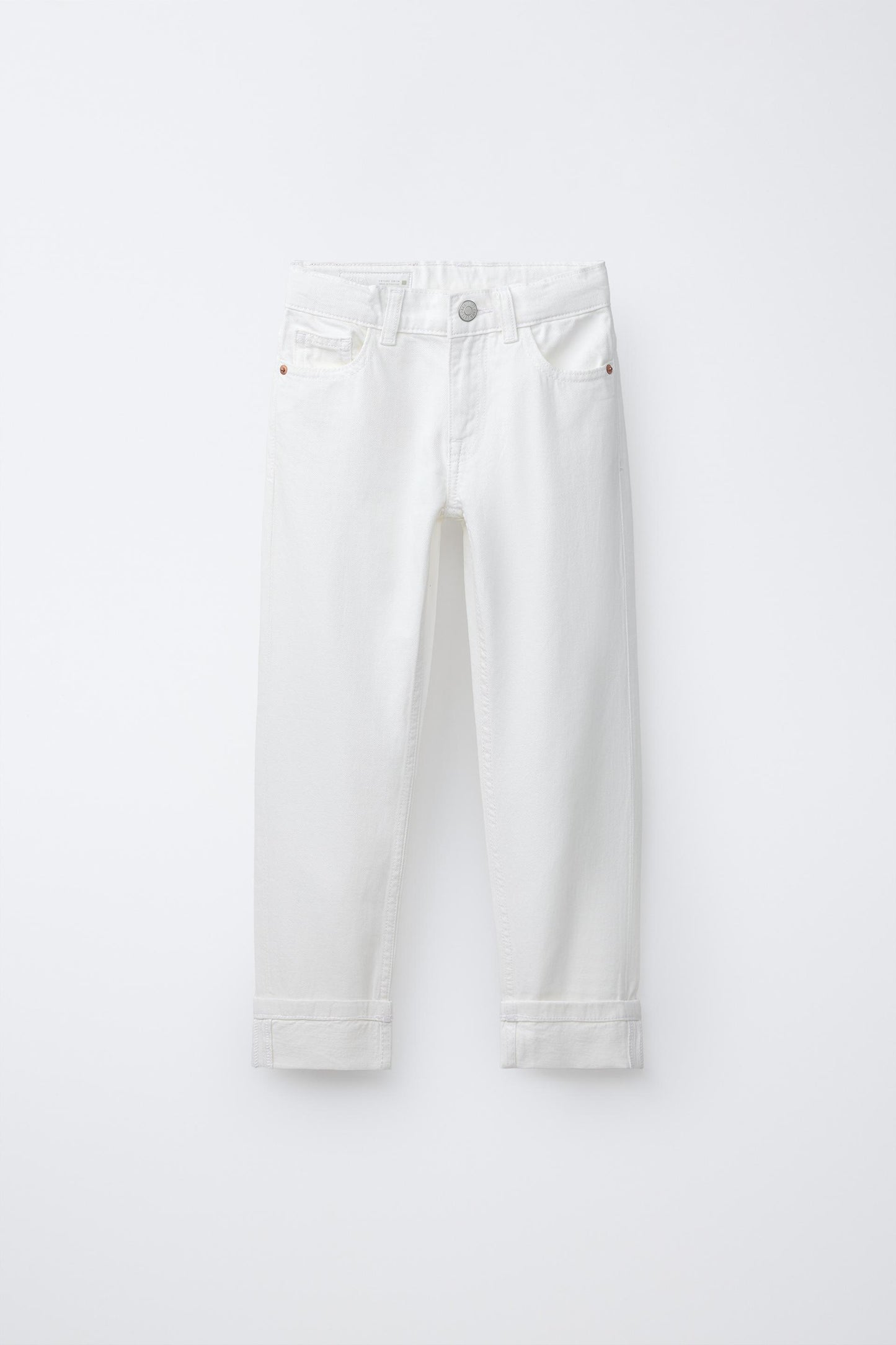 STRAIGHT LEG JEANS - WHITE