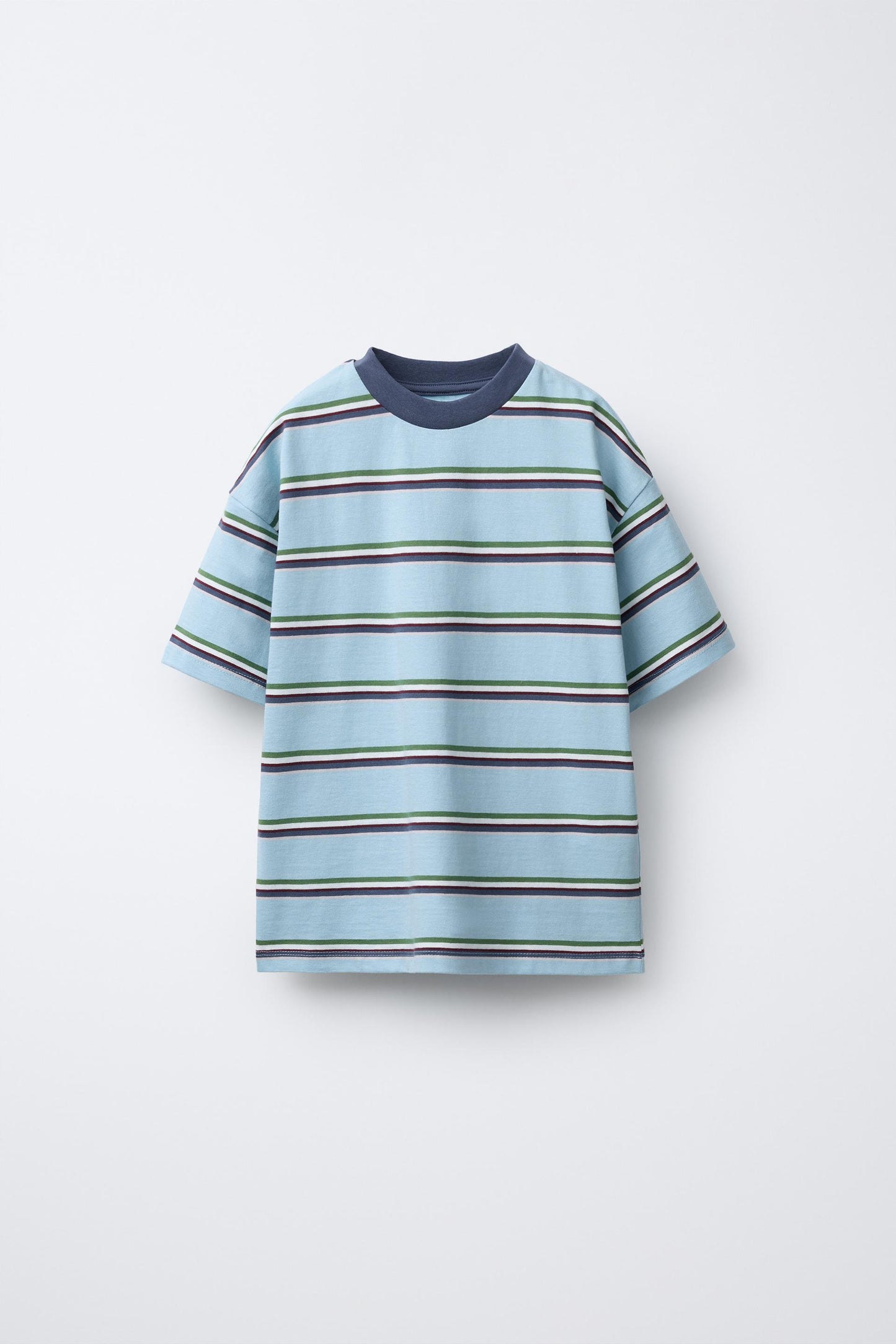 BLOCK STRIPE SHORT SLEEVE - SEA