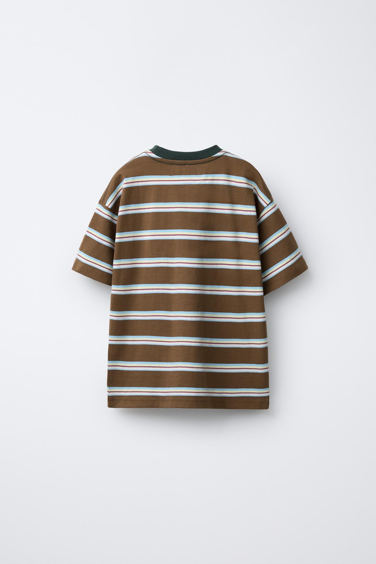 BLOCK STRIPE SHORT SLEEVE - WOODS