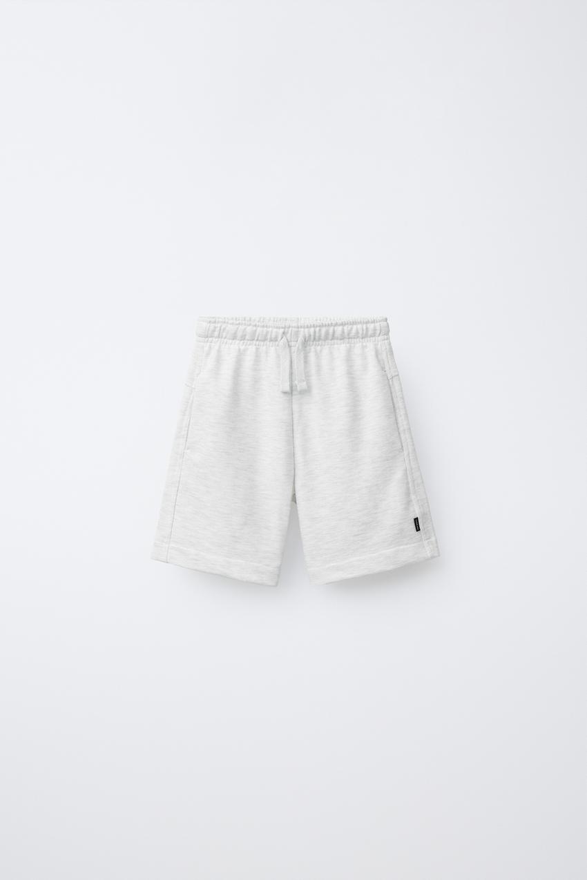 BERMUDA COTTON SHORTS - GREY