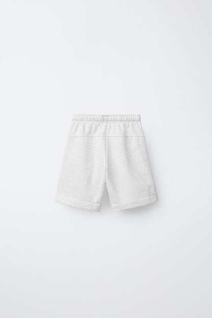 BERMUDA COTTON SHORTS - GREY