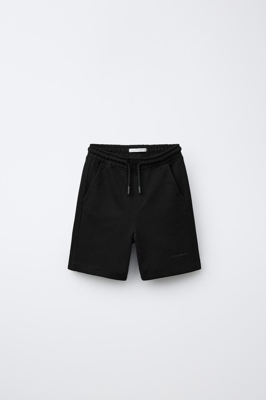 ACTIVE COTTON SHORTS - BLACK