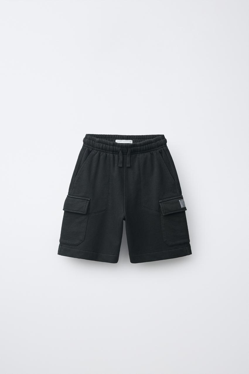 CARGO SHORTS - BLACK
