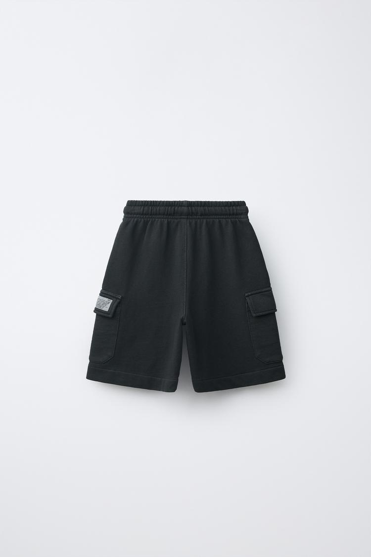 CARGO SHORTS - BLACK