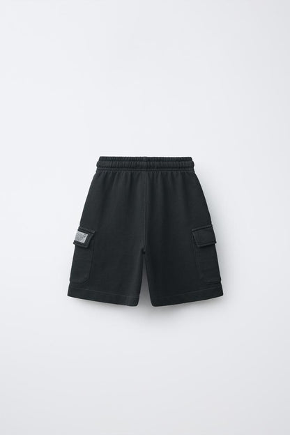 CARGO SHORTS - BLACK
