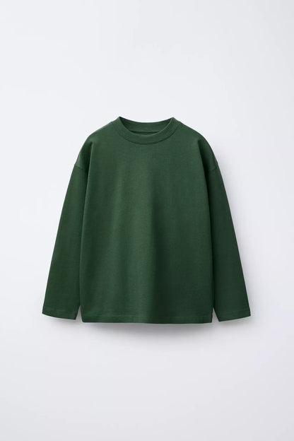 BASIC LONG SLEEVE - MUSK GREEN