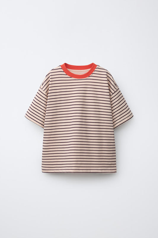 STRIPED SHORT SLEEVE - CONTRAST 01
