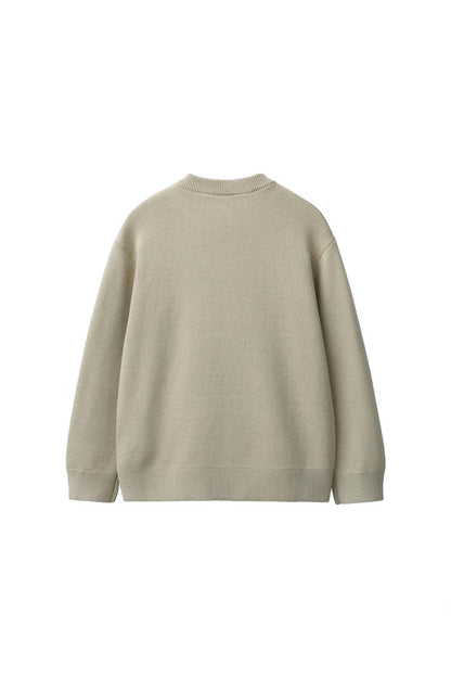 CLASSIC JUMPER - KHAKI
