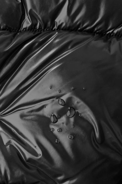 SHINY DOWN JACKET - BLACK