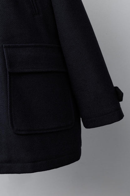 WOOL BLEND TRENCH - NAVY BLUE