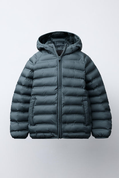 LIGHTWEIGHT TECH PUFFER - PALE BLUE