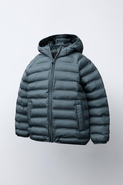 LIGHTWEIGHT TECH PUFFER - PALE BLUE