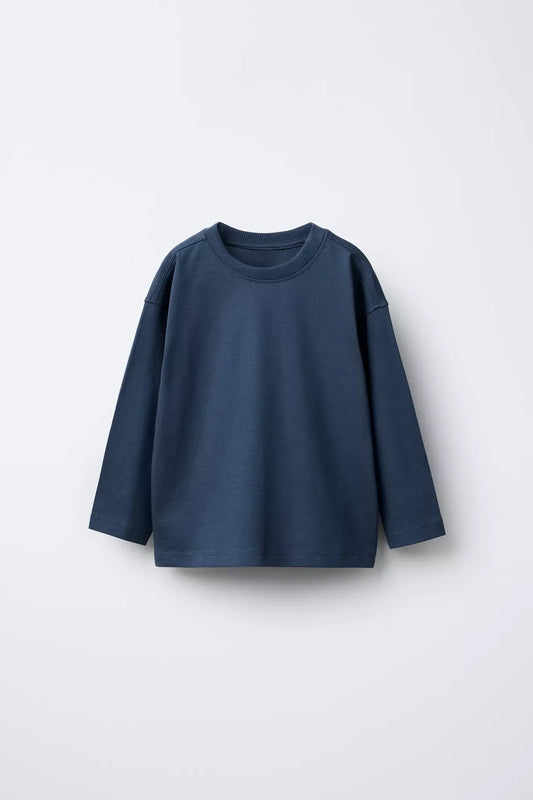 BASIC LONG SLEEVE - NAVY