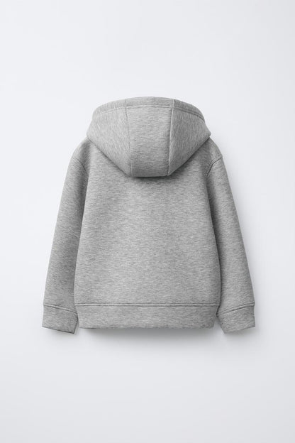 ZIP UP HOODIE - GREY