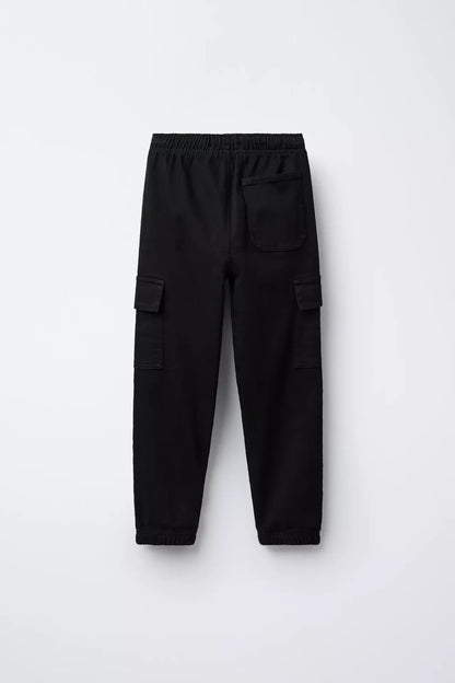 CARGO PANTS - BLACK