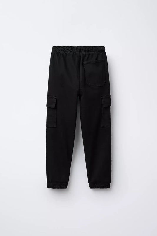 CARGO PANTS - BLACK