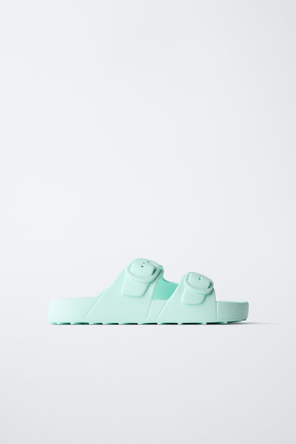 BY THE POOL SANDALS - MINT