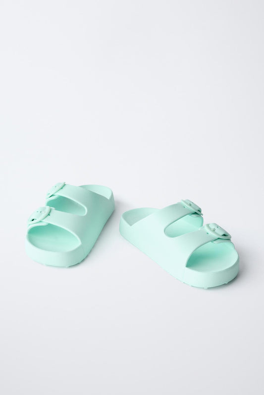 BY THE POOL SANDALS - MINT