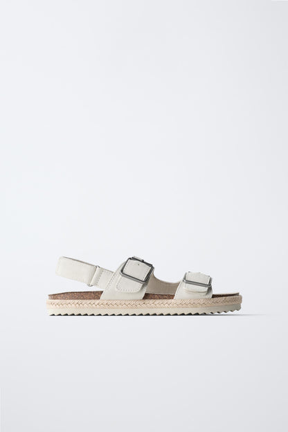 BY THE BEACH SANDALS - CREAM