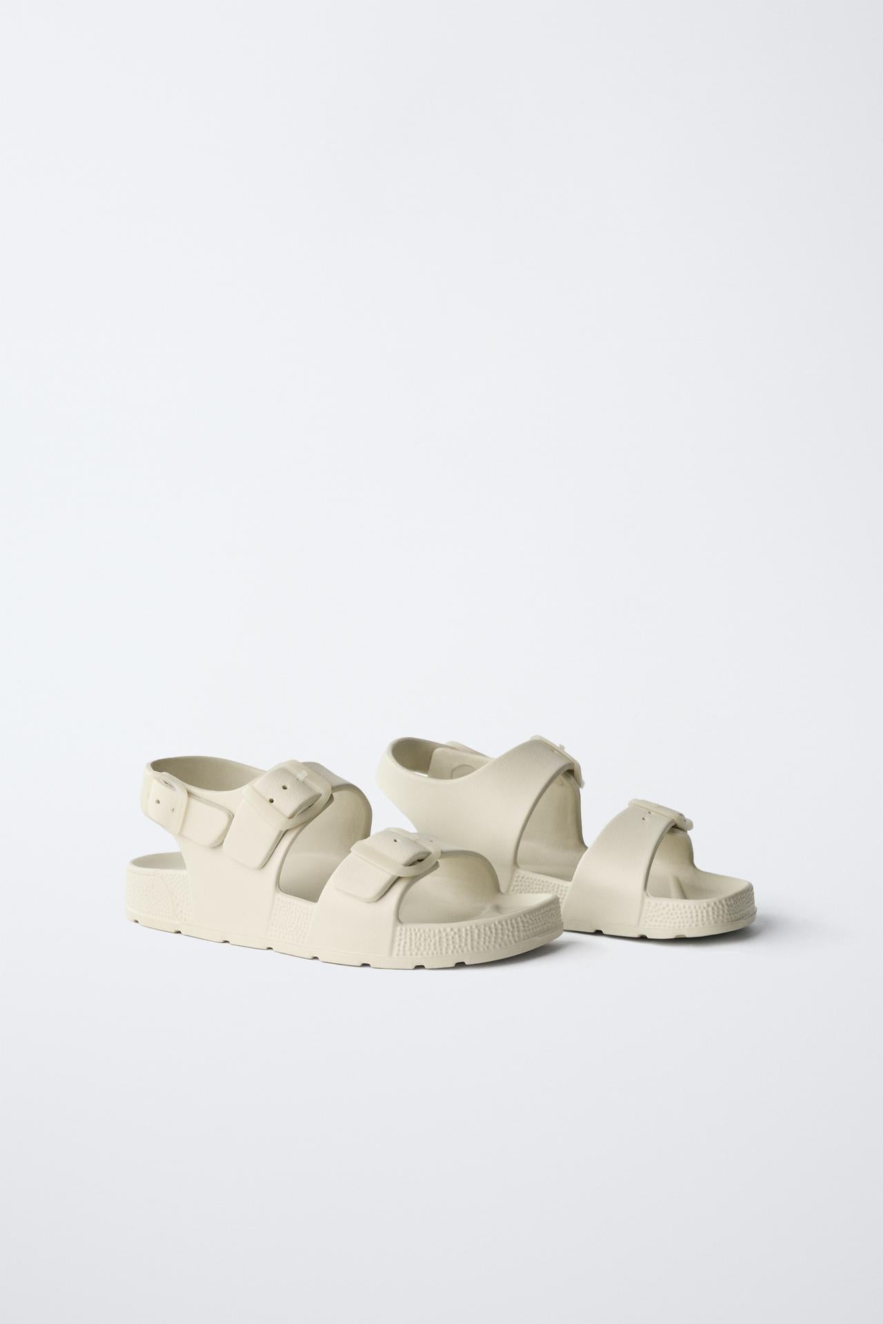 BY THE POOL SANDALS - CREAM