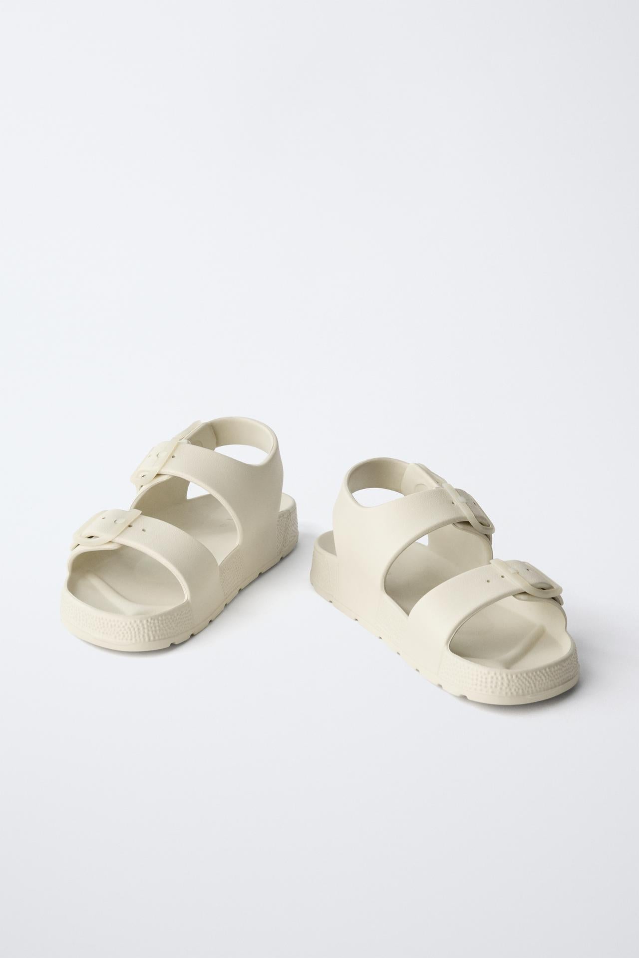 BY THE POOL SANDALS - CREAM