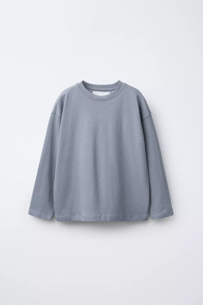 BASIC LONG SLEEVE - PALE BLUE