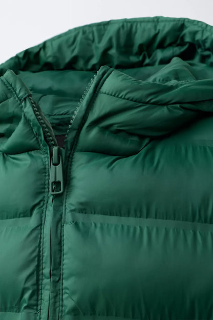 MATTE PUFFER - FOREST GREEN
