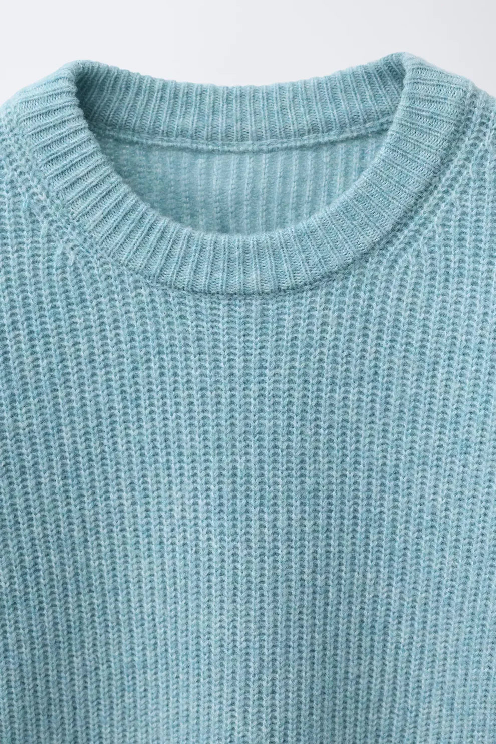 HEAVY KNIT JUMPER - TURQUOISE