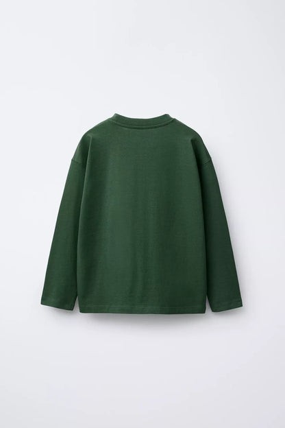 BASIC LONG SLEEVE - MUSK GREEN