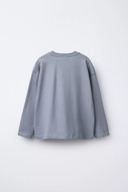 BASIC LONG SLEEVE - PALE BLUE