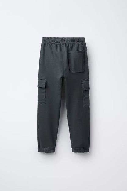 CARGO PANTS - CHARCOAL