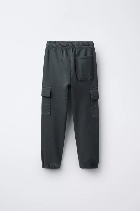 CARGO PANTS - CHARCOAL