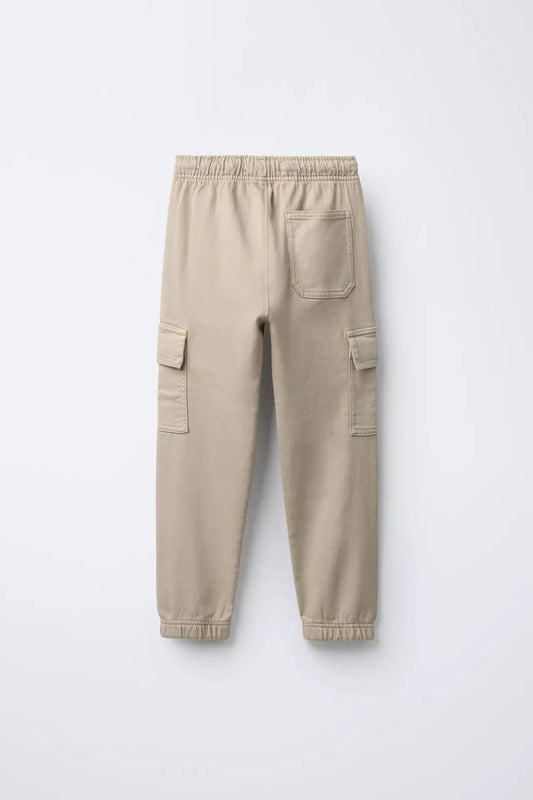 CARGO PANTS - BEIGE