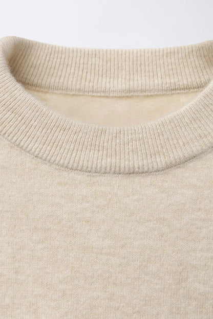 WOOL KNIT - BEIGE