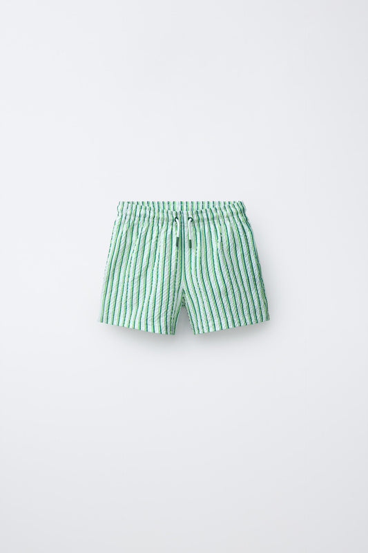 STRIPED SWIMS - GREEN