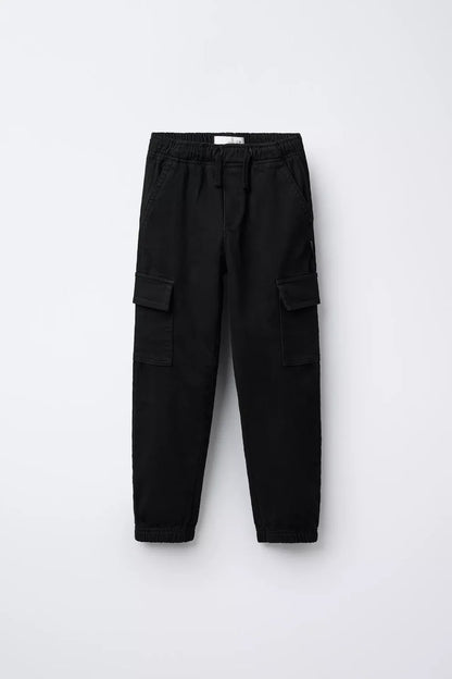 CARGO PANTS - BLACK