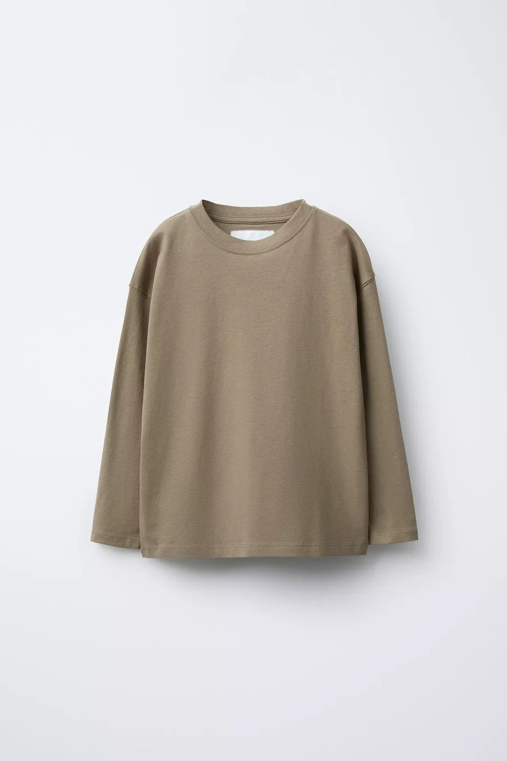 BASIC LONG SLEEVE - BROWN